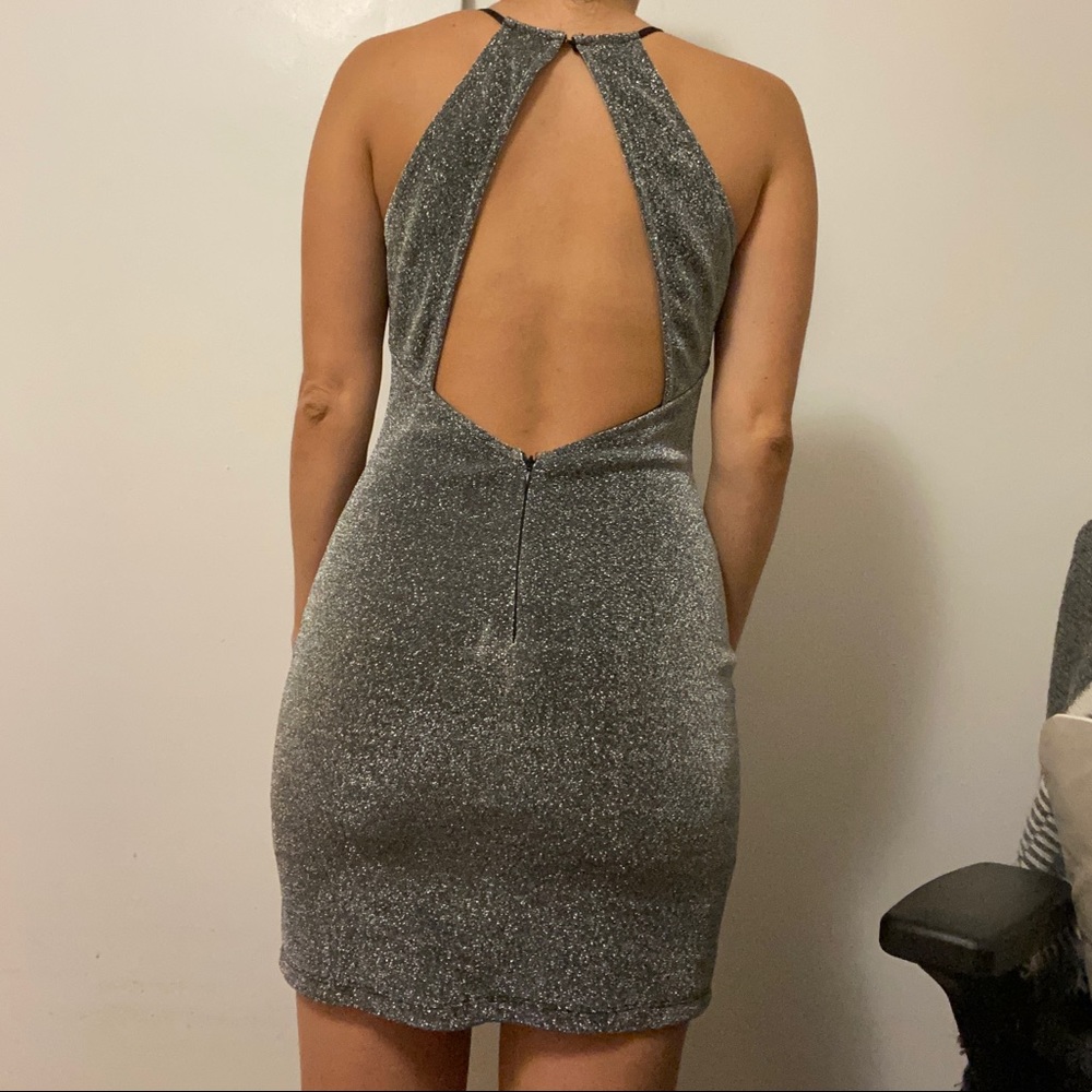 Grey Sparkle Dress
